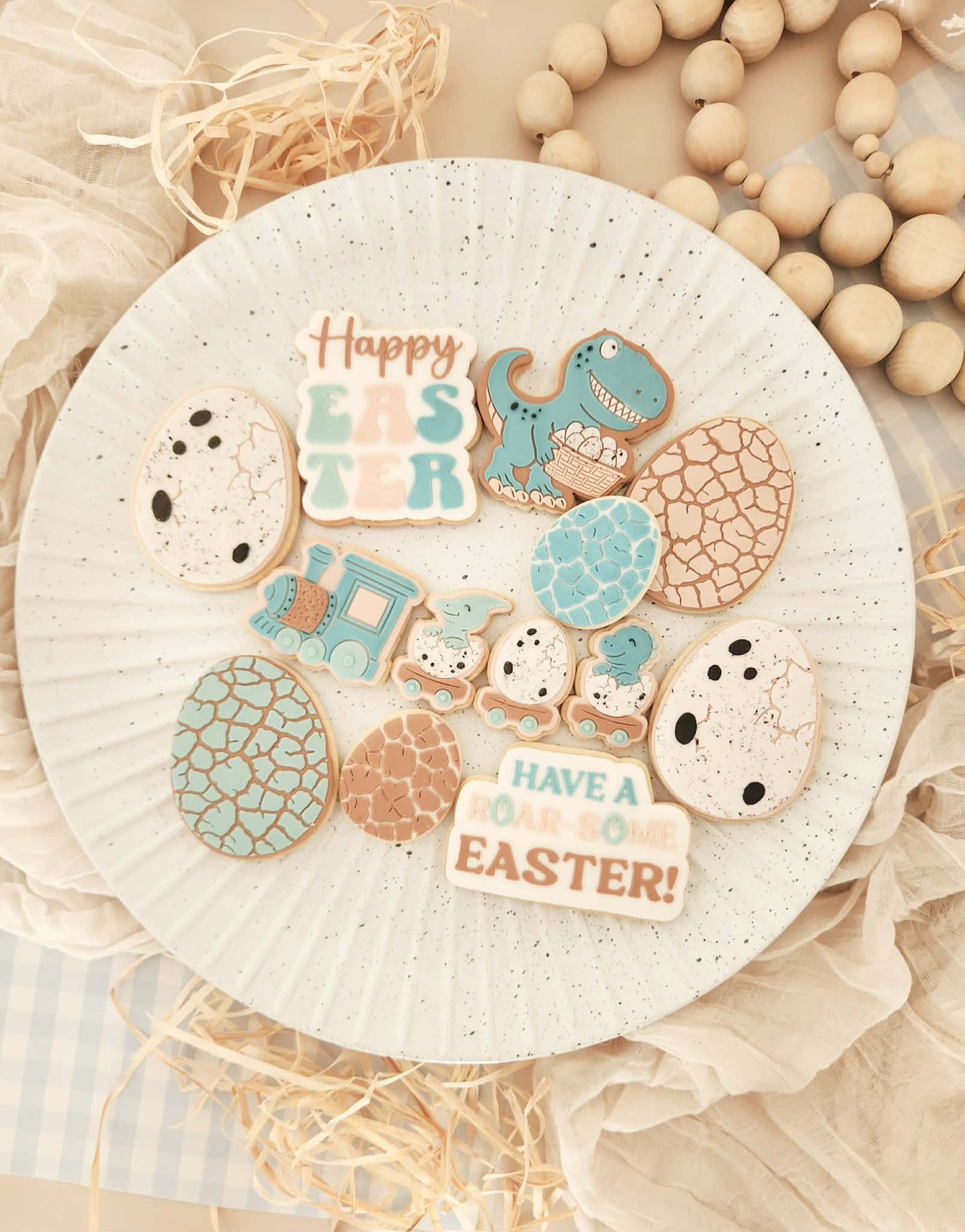 easter egg dino egg dinosaur train wagon cracked egg dinosaur egg t-rex trex Brontosaurus Pterodactyl have a roar-some easter roarsome roar happy easter cookie stamps cookie cutters stampandimpress