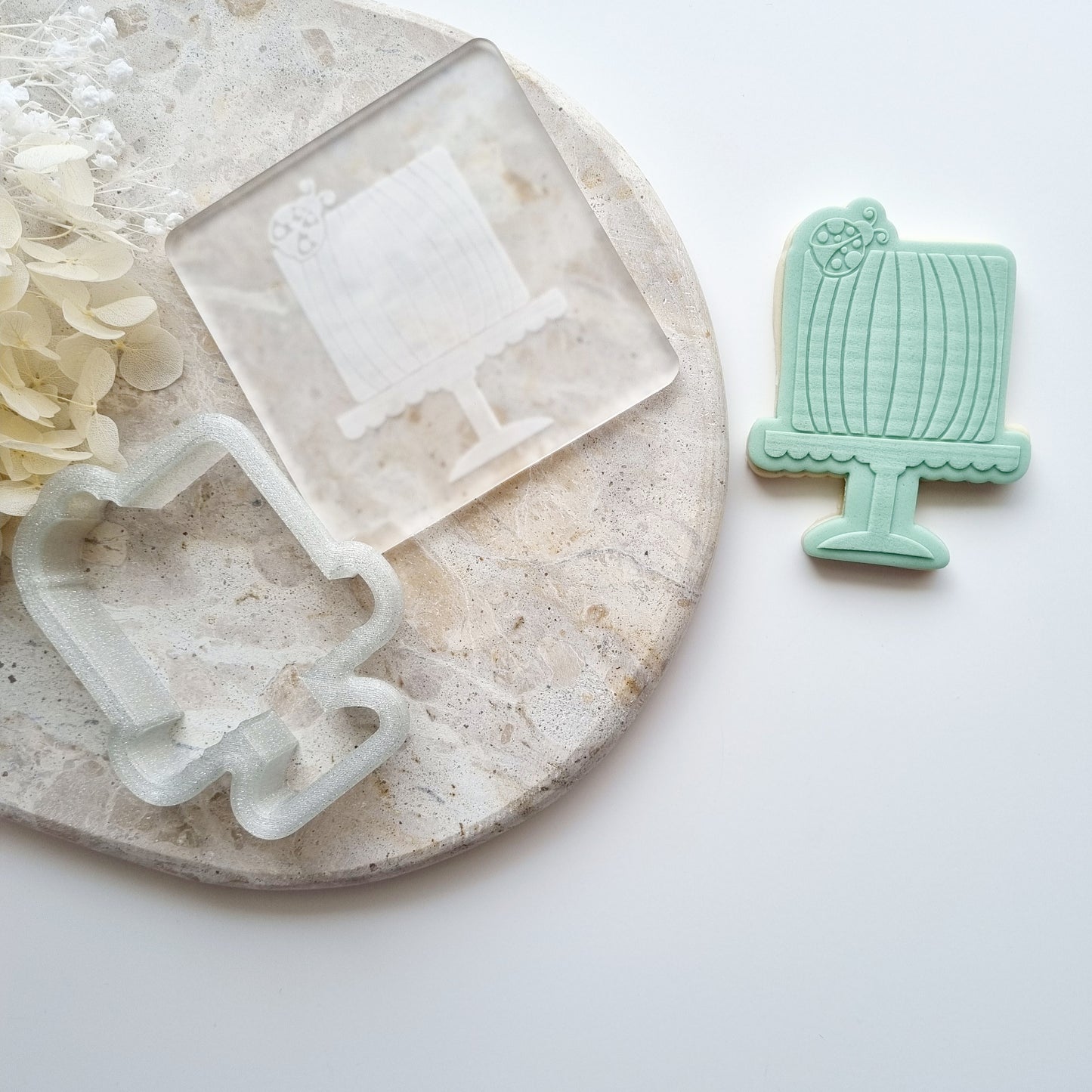 cocomelon cake cookie stamp cookie cutter stampandimpress
