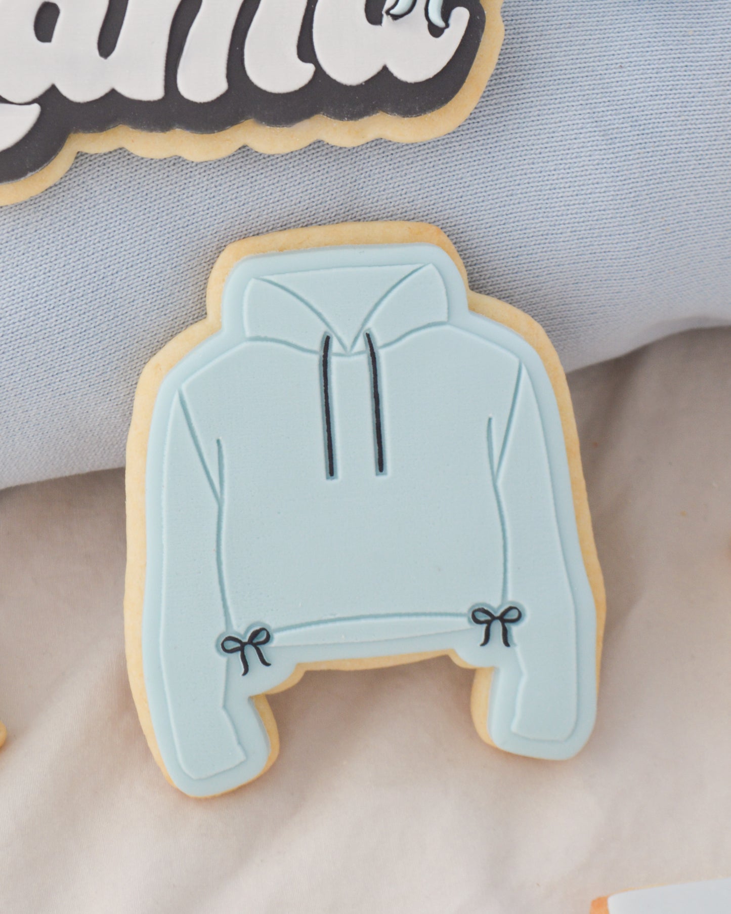 cropped hoodie with bows mothers day all star converse cookie stamp cookie cutter stampandimpress