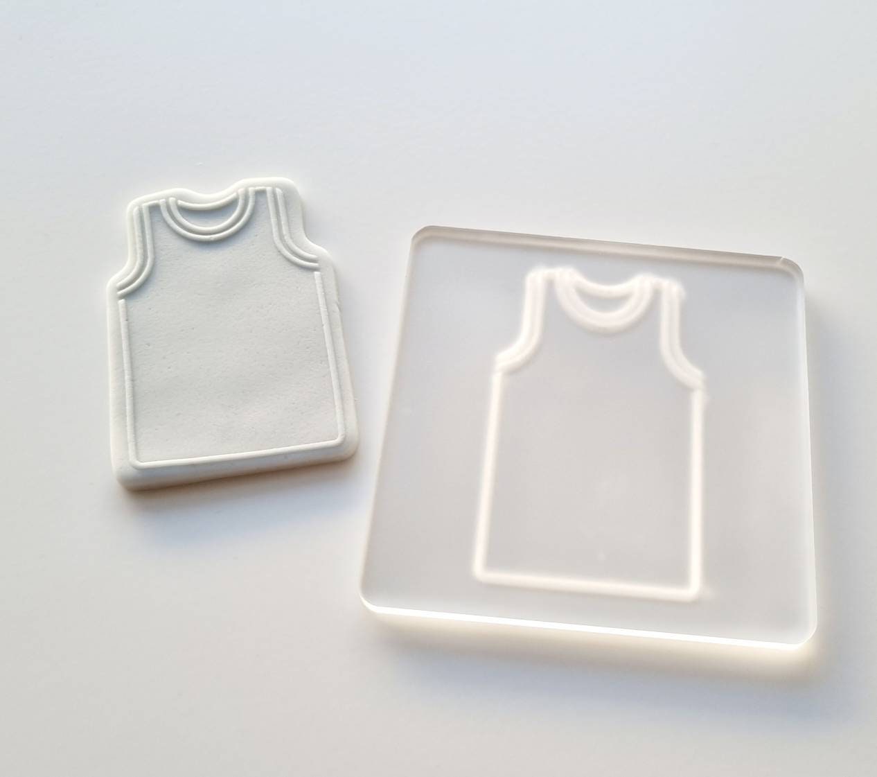 Basketball Jersey Raised Cookie Stamp/Fondant Debosser & Cutter