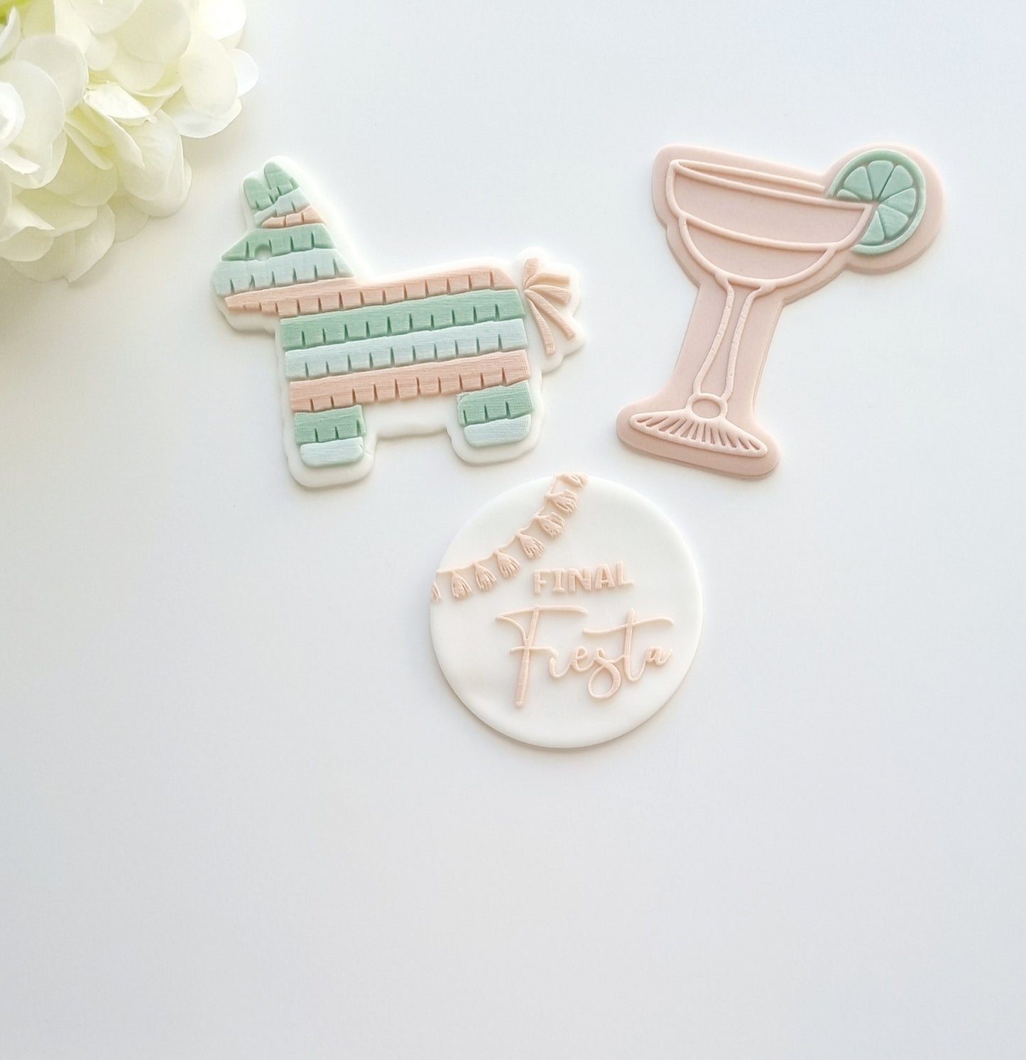 Final Fiesta Raised Cookie Stamp/Fondant Debosser