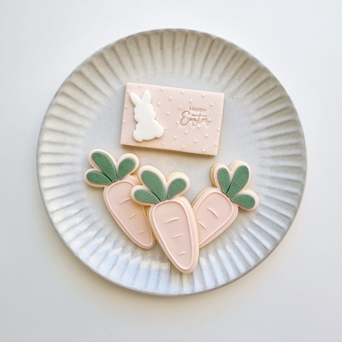 stamp and impress stamp & impress cookie cutter easter egg bunny rabbit carrot spring bloom flower lace tail chick egg lamb plaque mini eggs nest bird bird's garden floral wavy happy easter impression raised fondant