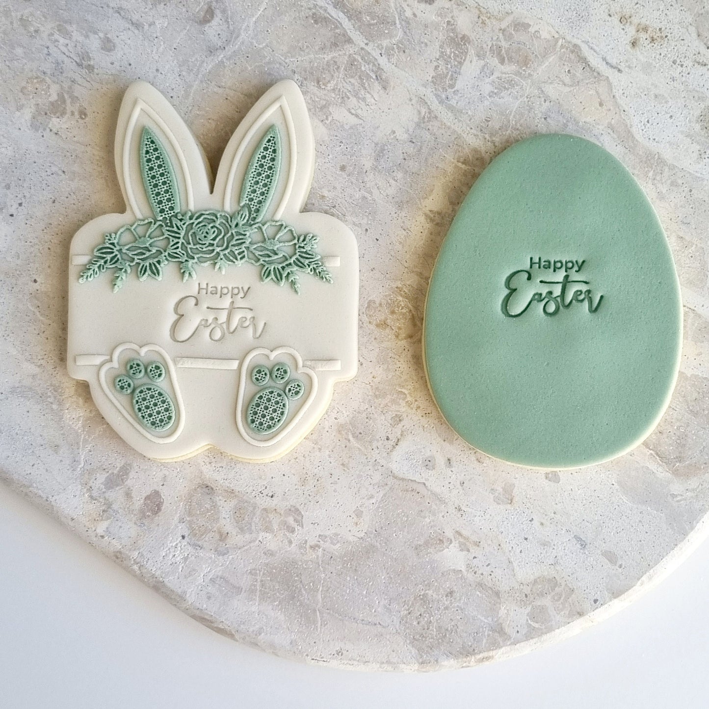 stamp and impress stamp & impress cookie cutter easter egg bunny rabbit carrot spring bloom flower lace tail chick egg lamb plaque mini eggs nest bird bird's garden floral wavy happy easter impression raised fondant bowtie bow tie rattan pattern