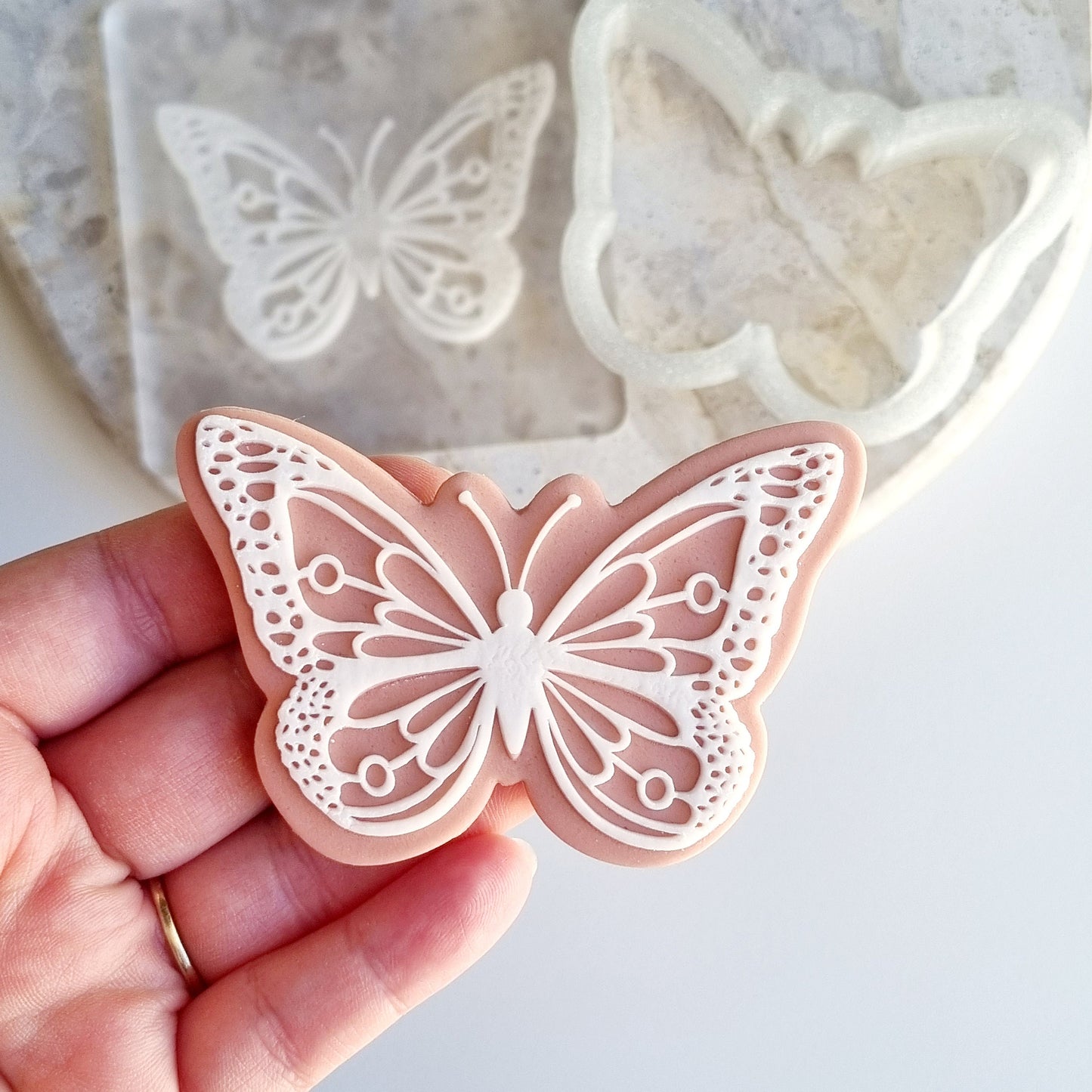 butterfly a little butterfly is on the way butterfly kisses and baby wishes animal fairy cookie stamp cookie cutter stamp and impress stamp & impress
