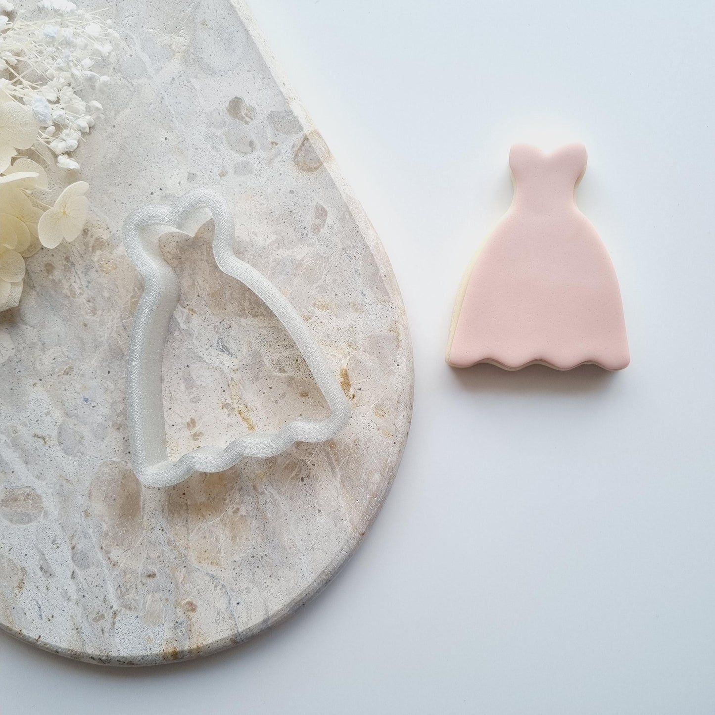 wedding dress cookie cutter cookie stamp wedding hens bride lace stampandimpress