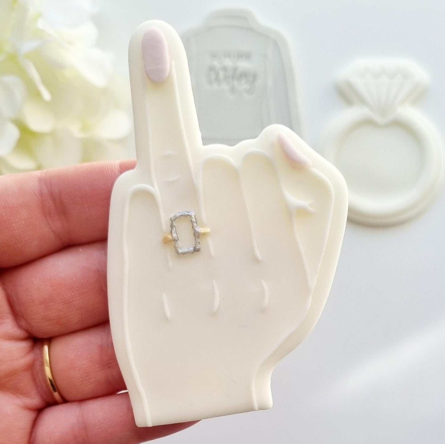 pattern cookie stamp cookie cutter baker bake baking cute beautiful design embosser debosser decorate fondant Perth Australia custom stampandimpress stamp & impress wedding hens bride diamond ring finger nail