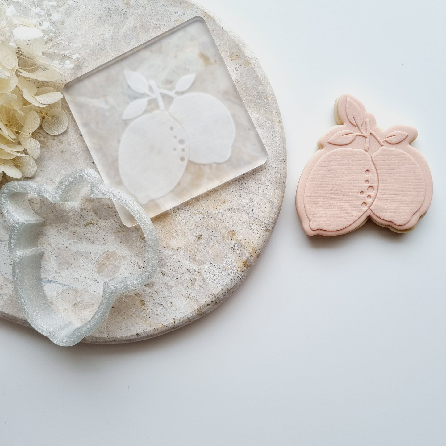 lemons cookie stamp cookie cutter stampandimpress