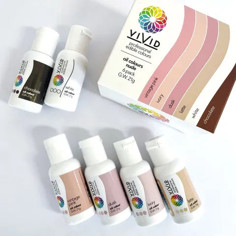 vivid oil colour fondant food colouring stampandimpress