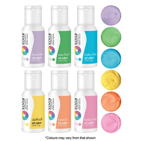Vivid Oil Colour PASTEL PACK 6 x 21g