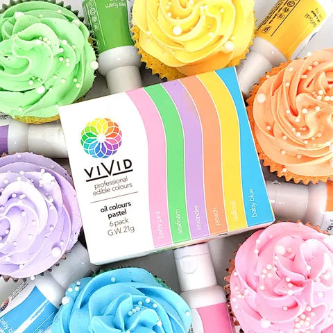 Vivid Oil Colour PASTEL PACK 6 x 21g