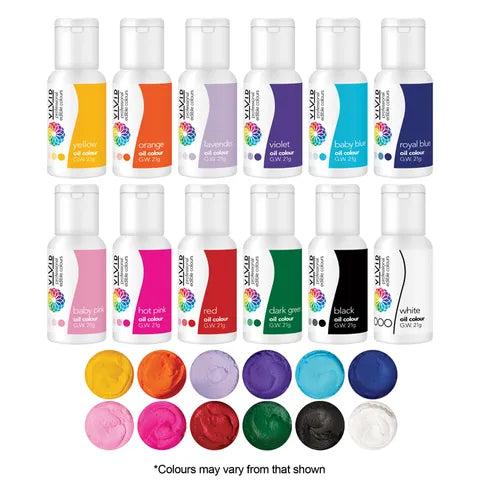 Vivid Oil Colour PRIMARY PACK 12 x 21g