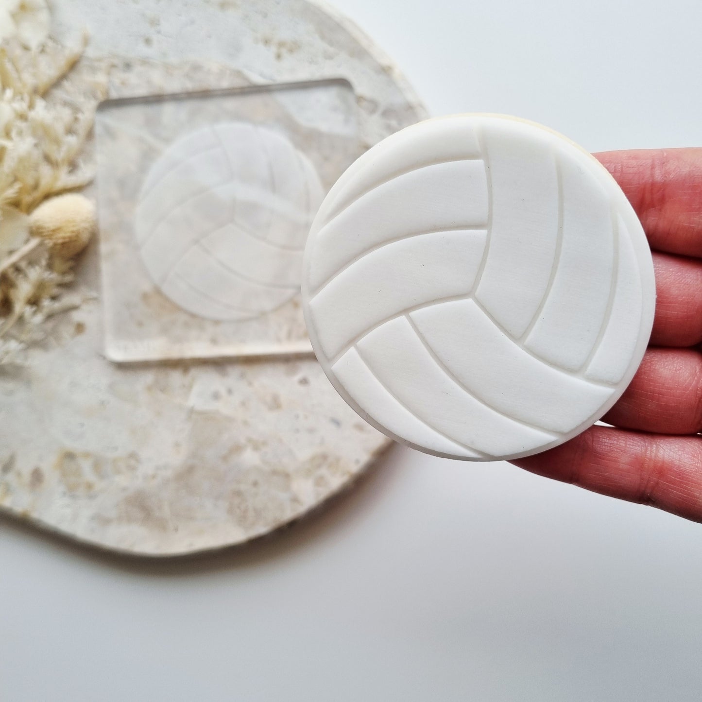 Netball Raised Cookie Stamp/Fondant Debosser