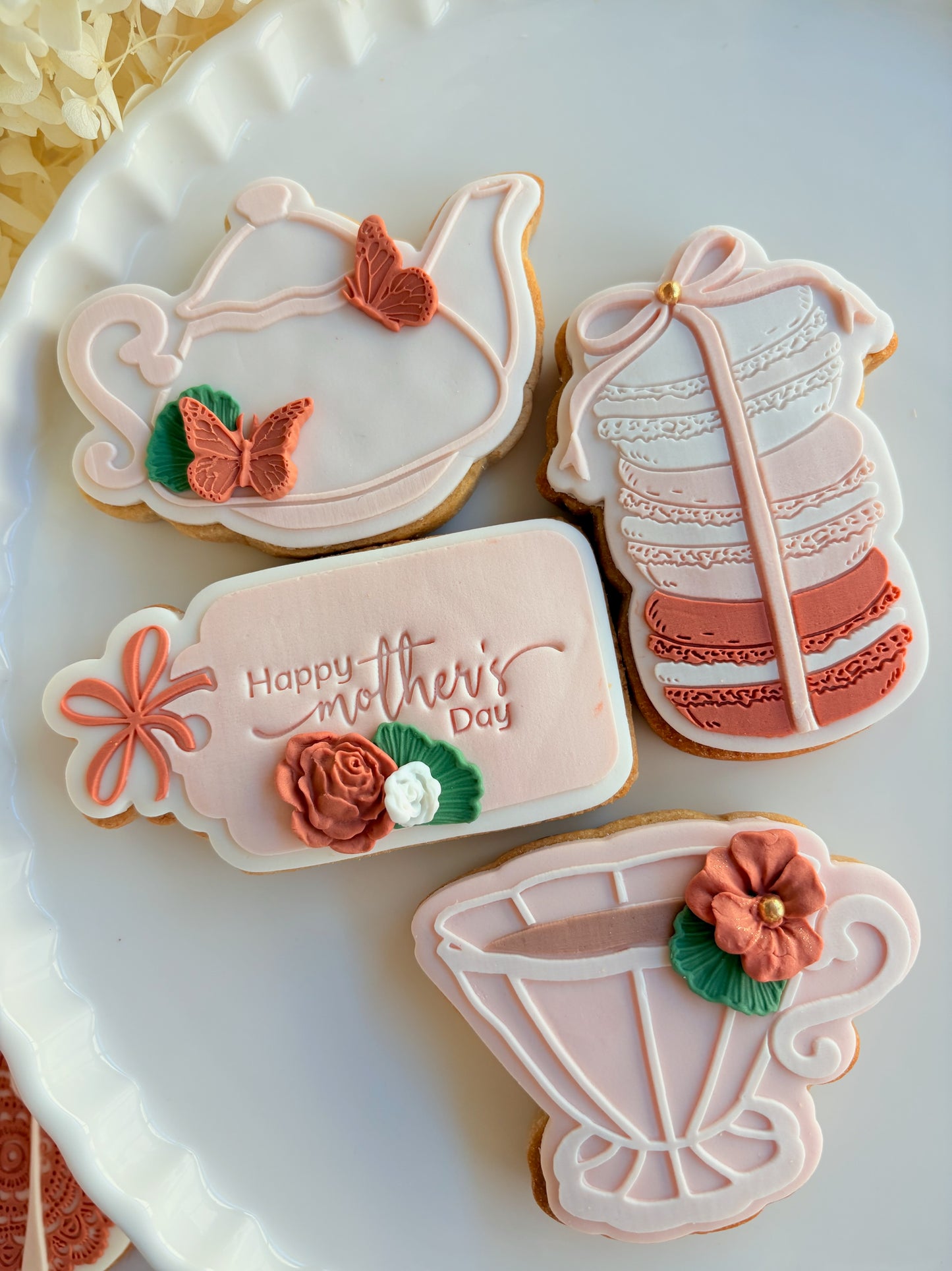 Macaron Stack with Bow Raised Cookie Stamp/Fondant Debosser & Cutter