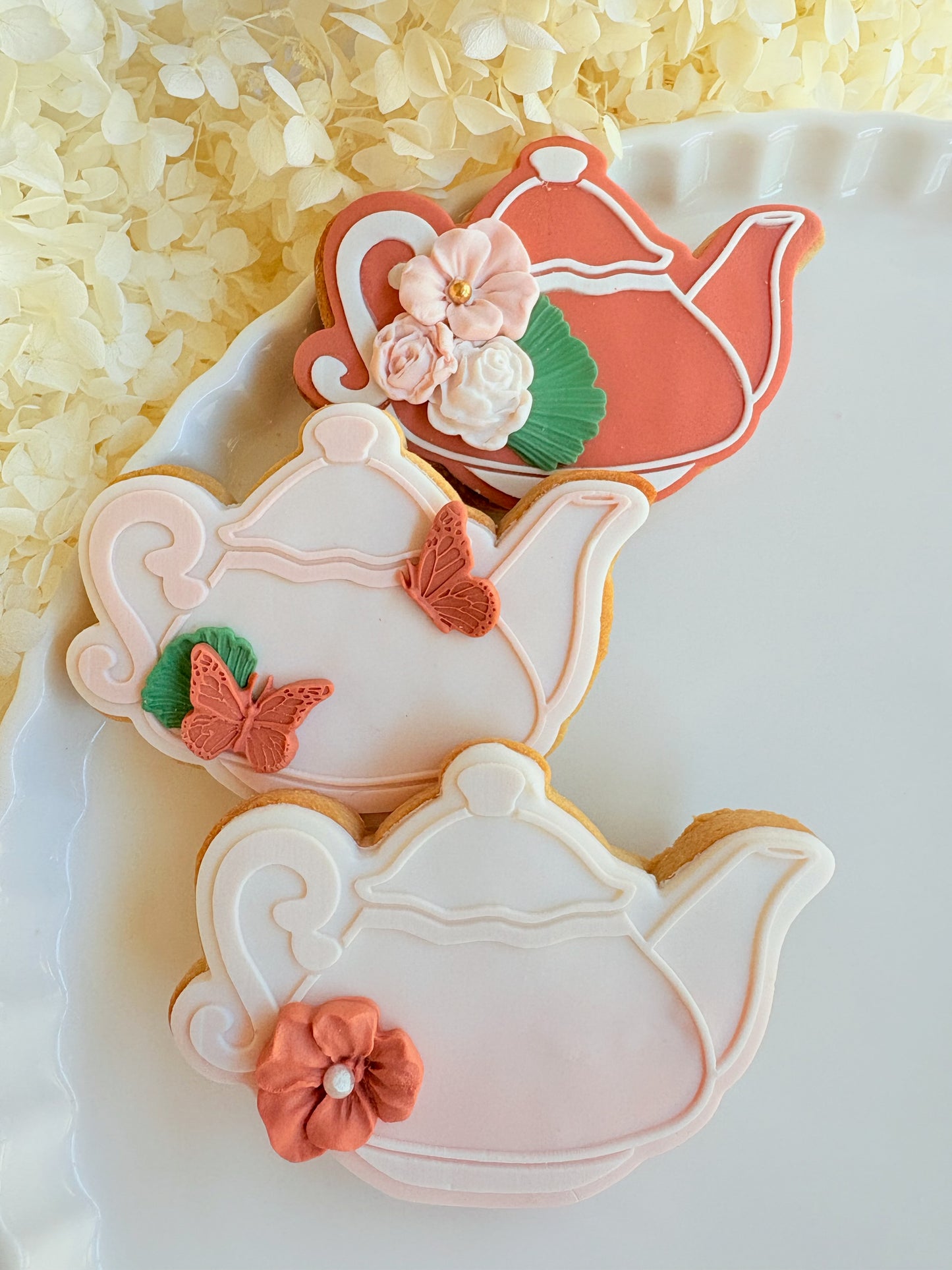 Tea Pot Raised Cookie Stamp/Fondant Debosser & Cutter