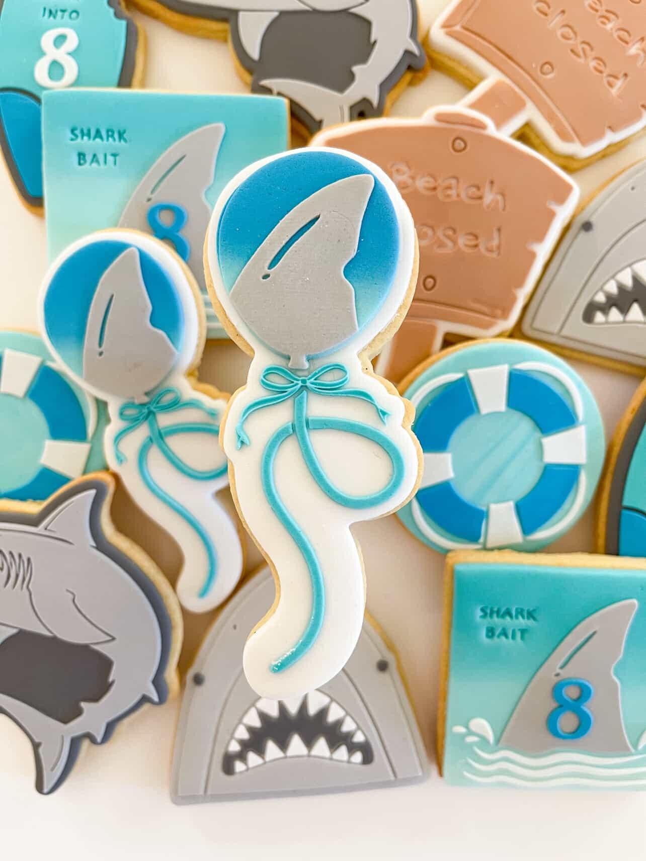 Shark Fin Raised Cookie Stamp/Fondant Debosser
