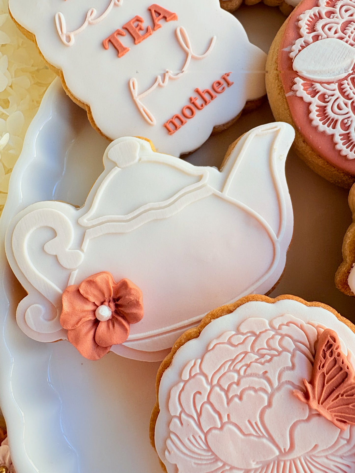 Tea Pot Raised Cookie Stamp/Fondant Debosser & Cutter