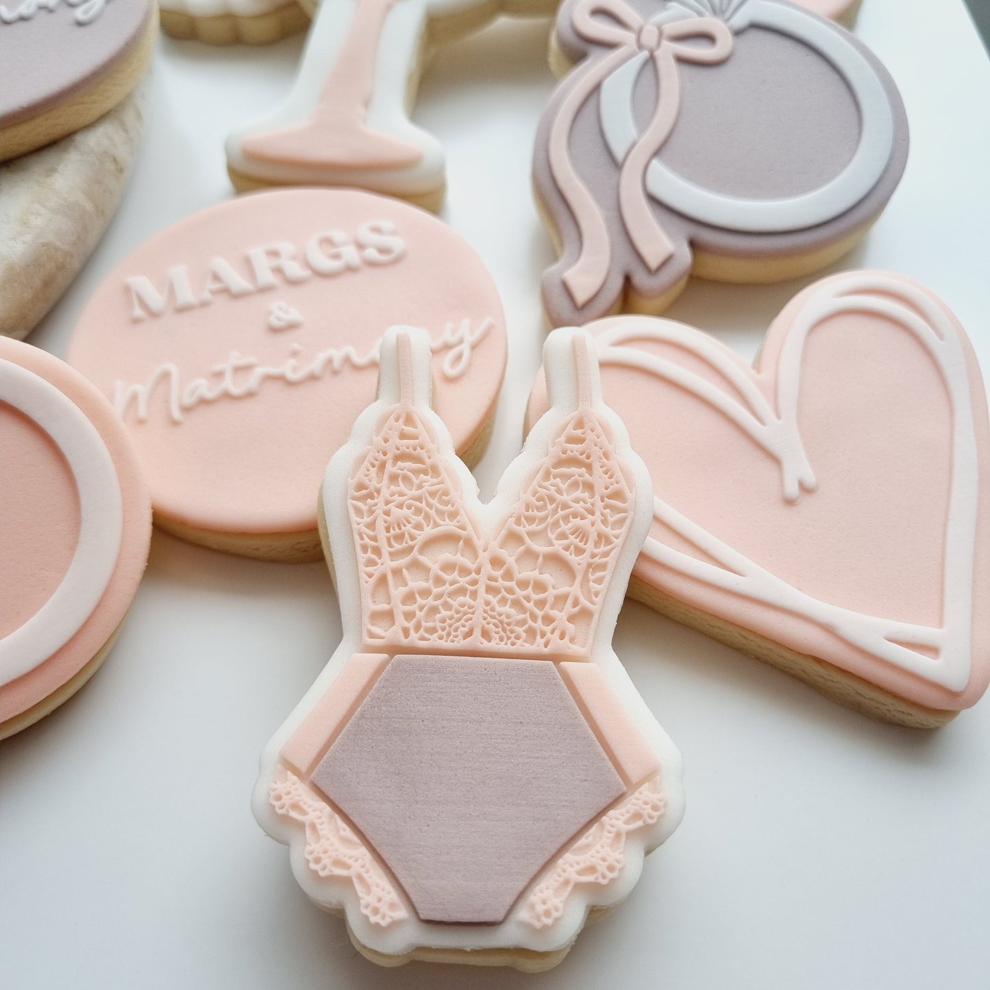 Lingerie Lace Bodysuit Raised Cookie Stamp/Fondant Debosser & Cutter