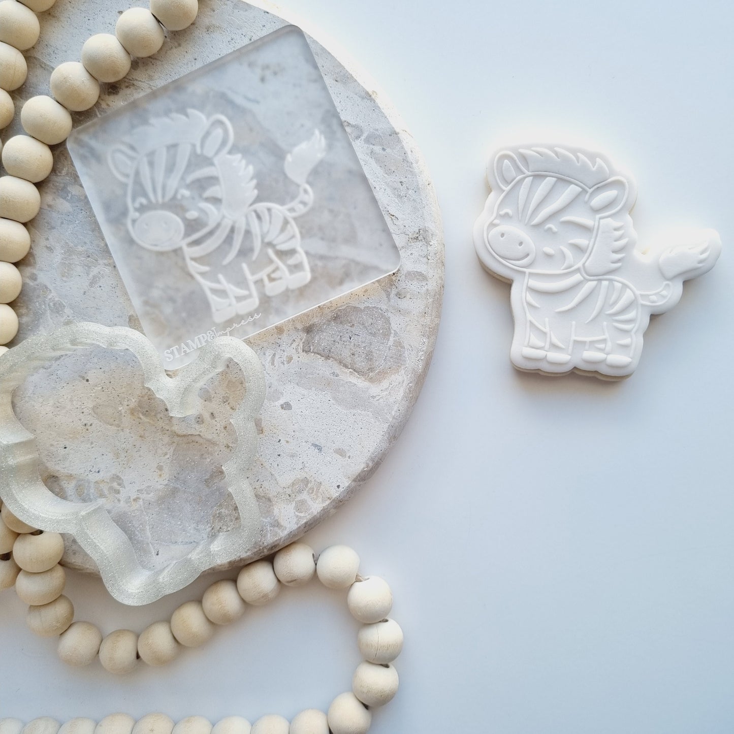 zebra safari lets get wild wild one cookie stamp cookie cutter stampandimpress