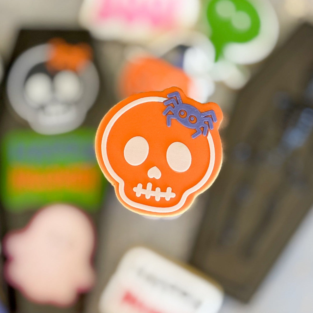 ghost mini halloween trick or treat pumpkin cute skull mummy boo! spooky cookie stamp cookie cutter stampandimpress spider