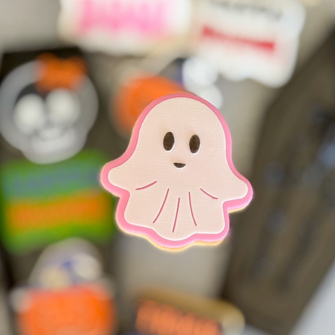ghost mini halloween trick or treat pumpkin cute skull mummy boo! spooky cookie stamp cookie cutter stampandimpress