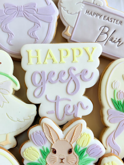 happy geese-ter geese bunch of tulips tulip egg pop with bow goose tulip flower bunny in watering can happy easter easter bunny rabbit goose with tulip easter egg with bow ribbon cookie stamp cookie cutter stampandimpress