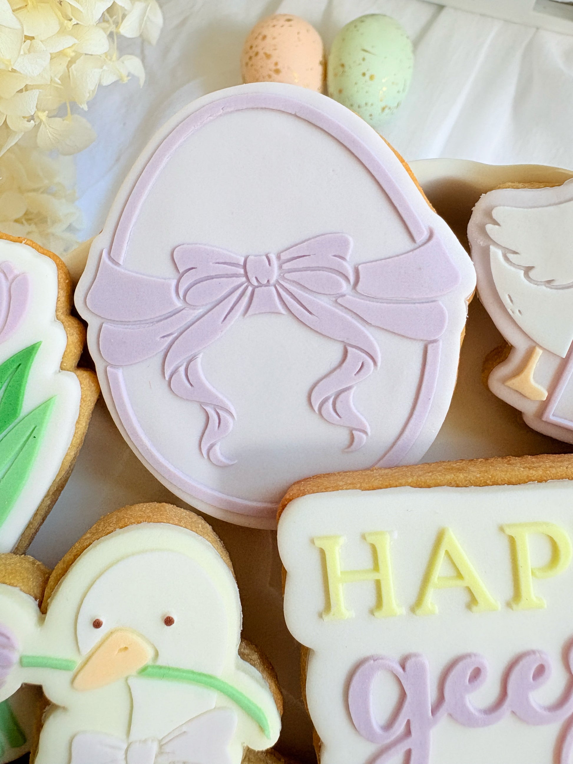 happy geese-ter geese bunch of tulips tulip egg pop with bow goose tulip flower bunny in watering can happy easter easter bunny rabbit goose with tulip easter egg with bow ribbon cookie stamp cookie cutter stampandimpress