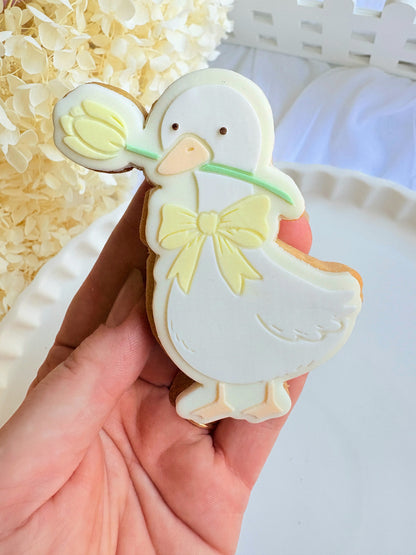 happy geese-ter geese bunch of tulips tulip egg pop with bow goose tulip flower bunny in watering can happy easter easter bunny rabbit goose with tulip easter egg with bow ribbon cookie stamp cookie cutter stampandimpress