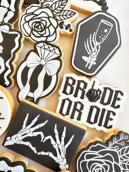 bride or die ring finger wedding ring hens skeleton cookie stamp cookie cutter stampandimpress diamond ring skeleton heart