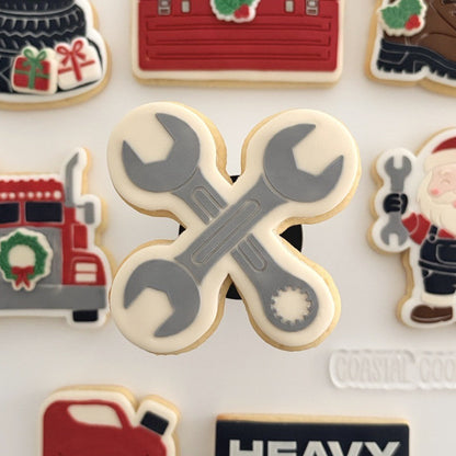Wrenches Raised Cookie Stamp/Fondant Debosser & Cutter