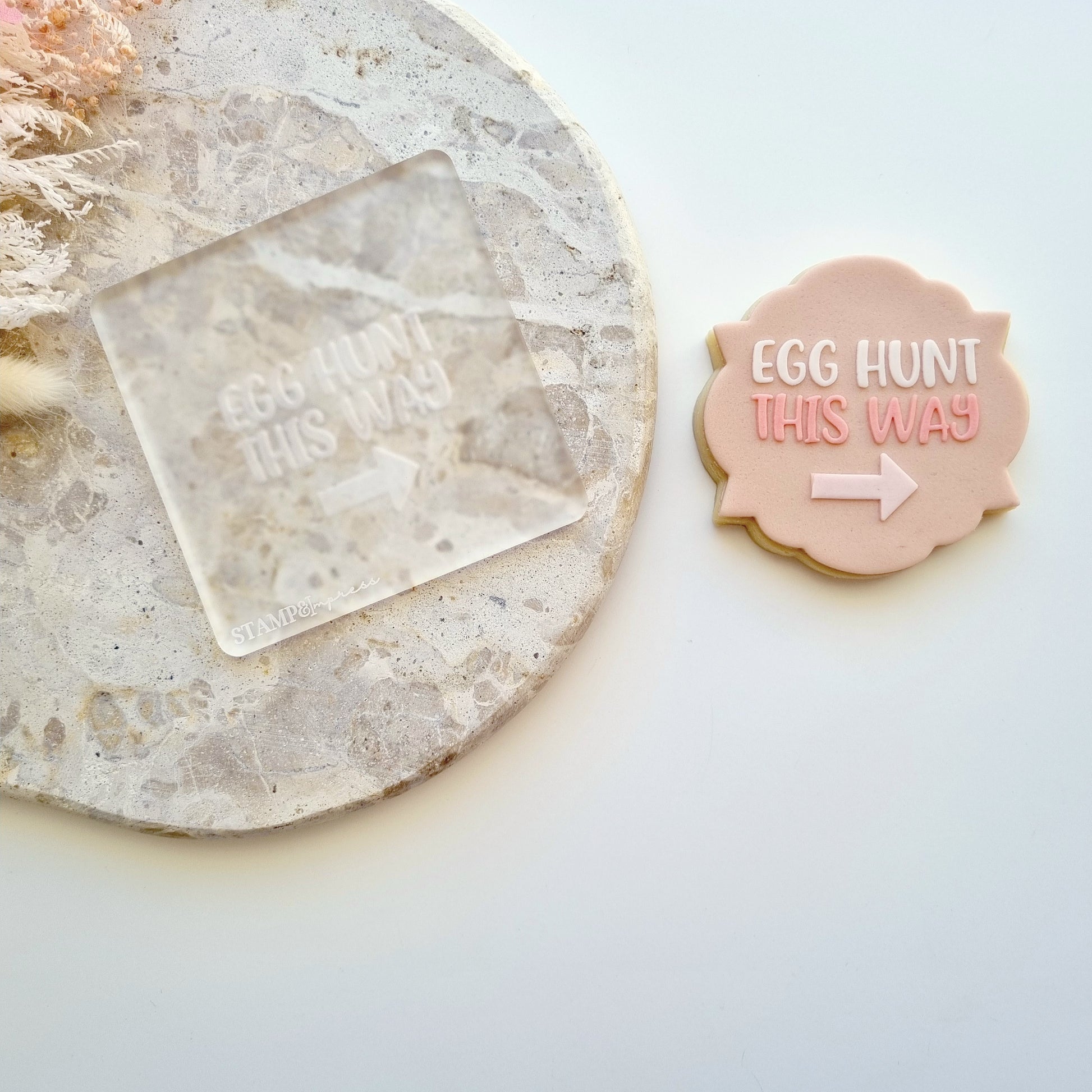happy easter simple bunny face bunny ears name plaque bow pattern easter egg easter bunny cookie stamp cookie cutter stampandimpress egg hunt this way