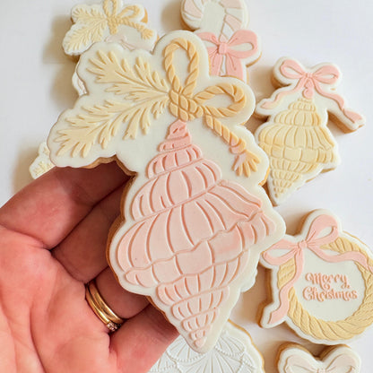 Conch Shell with Rope Raised Cookie Stamp/Fondant Debosser & Cutter