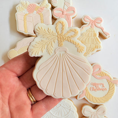 Clam Shell with Rope Raised Cookie Stamp/Fondant Debosser & Cutter