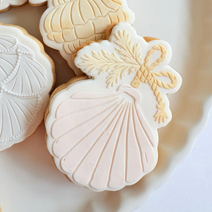 Clam Shell with Rope Raised Cookie Stamp/Fondant Debosser & Cutter