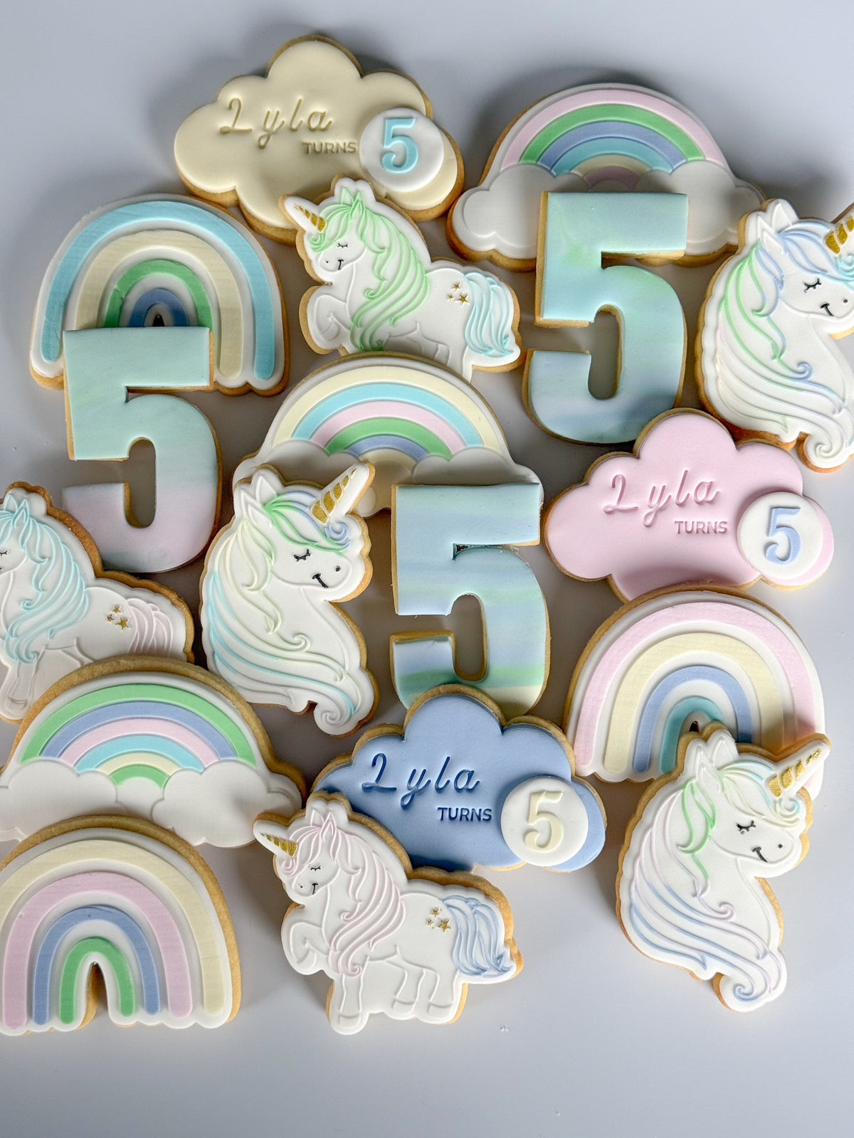 unicorn rainbow cookie stamp cookie cutter stampandimpress shooting star
