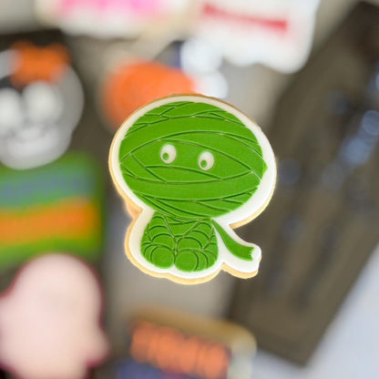 ghost mini halloween trick or treat pumpkin cute skull mummy boo! spooky cookie stamp cookie cutter stampandimpress mummy