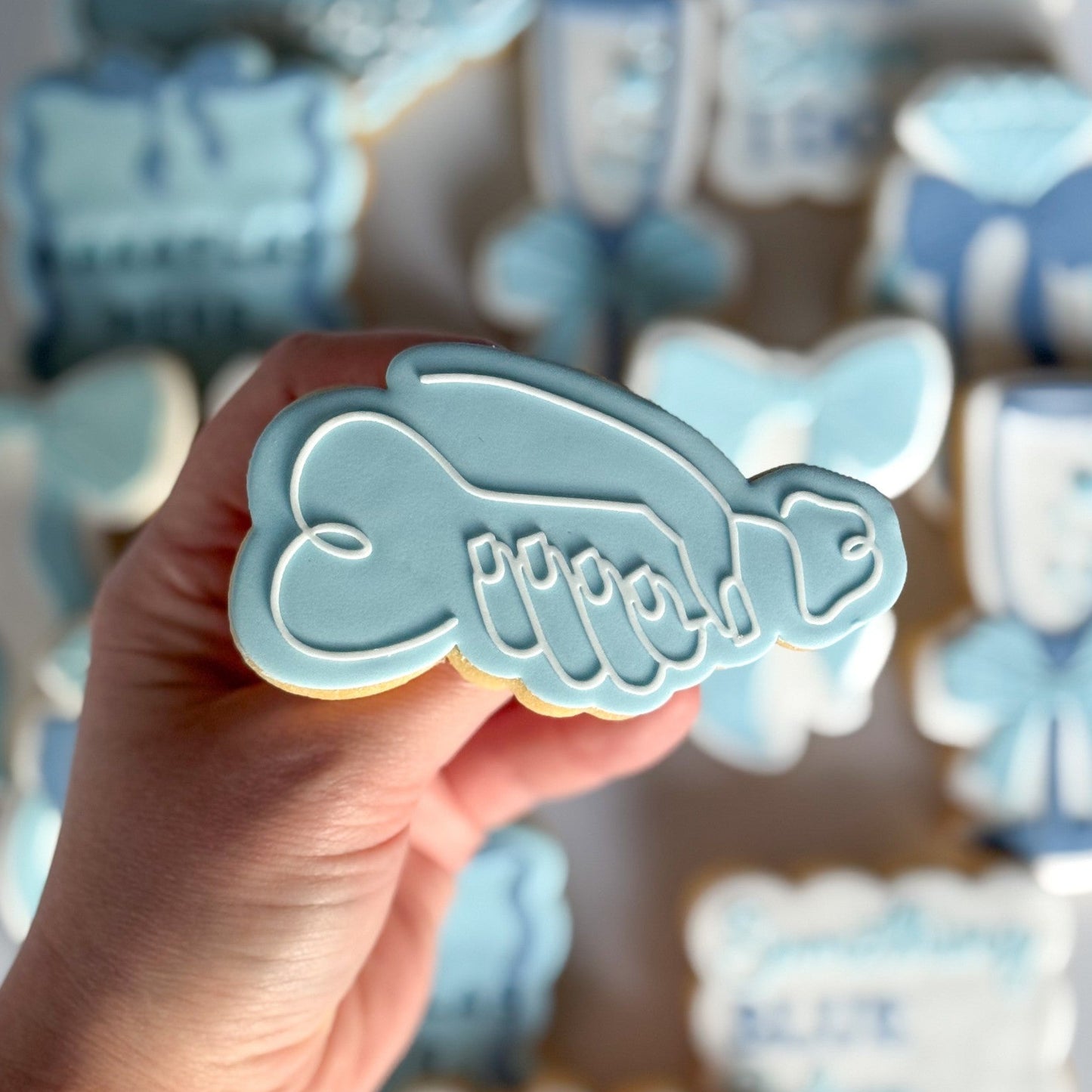 penis something blue before i do hens theme cocktail champagne diamond ring cookie stamp cookie cutter stampandimpress