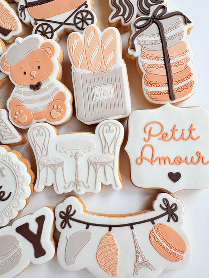 Macaron Stack with Bow Raised Cookie Stamp/Fondant Debosser & Cutter