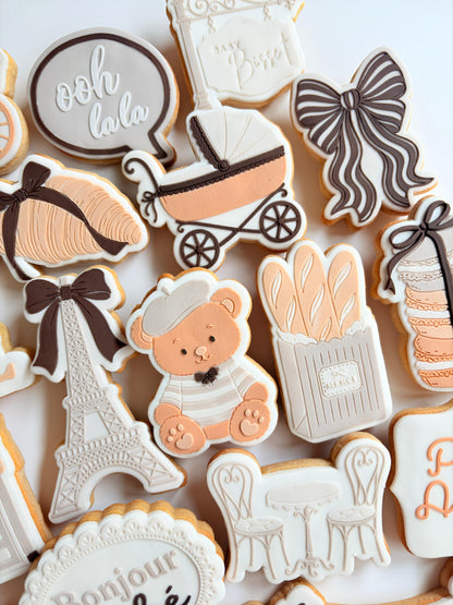 Baguette Bag Raised Cookie Stamp/Fondant Debosser & Cutter