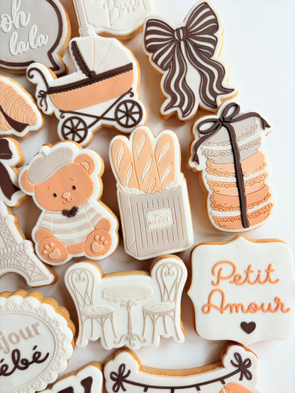Petit Amour Raised Cookie Stamp/Fondant Debosser