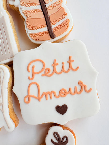Petit Amour Raised Cookie Stamp/Fondant Debosser