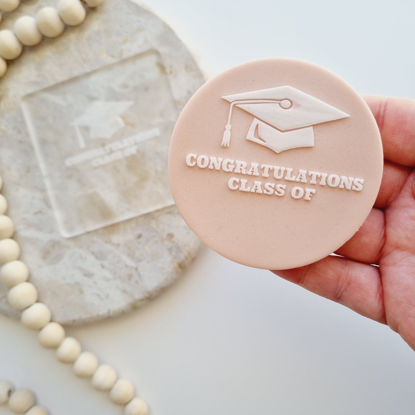 Congratulations class of graduation cookie stamp cookie cutter stampandimpress