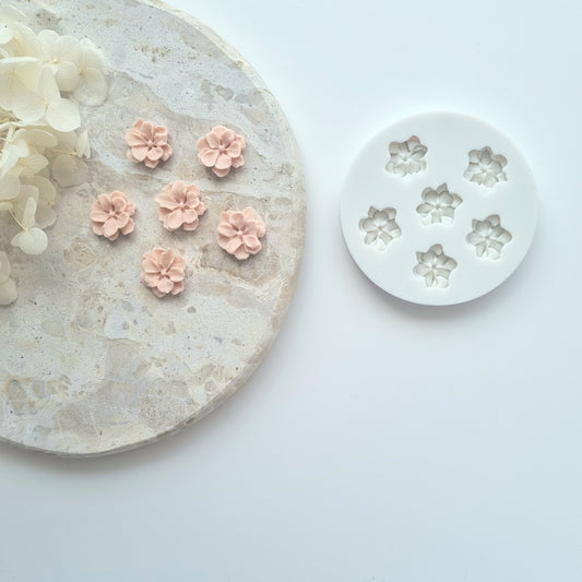flower silicone mould mold fondant stampandimpress