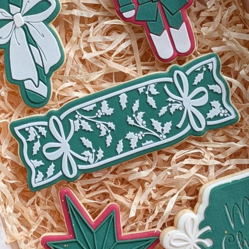 christmas candy cane bon bon bauble gift tag star christmas tree with bows nutcracker cookie stamp cookie cutter stampandimpress