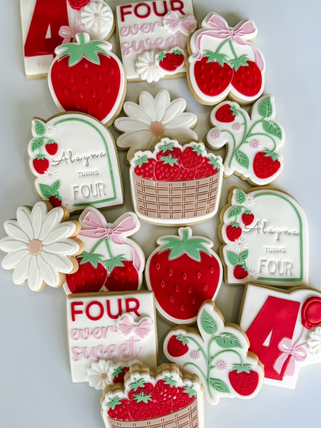 Four Ever Sweet Raised Cookie Stamp/Fondant Debosser
