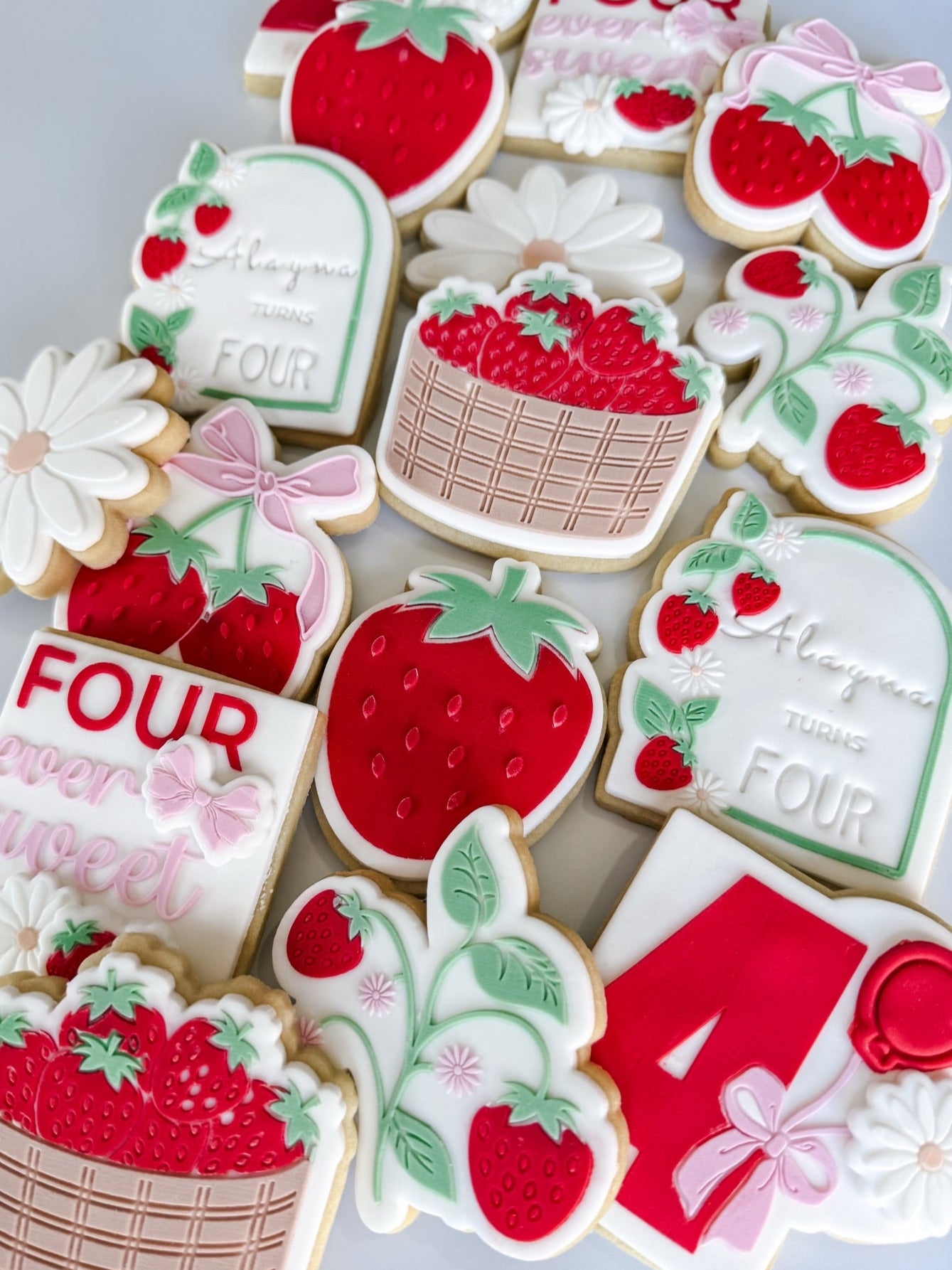 Four Ever Sweet Raised Cookie Stamp/Fondant Debosser