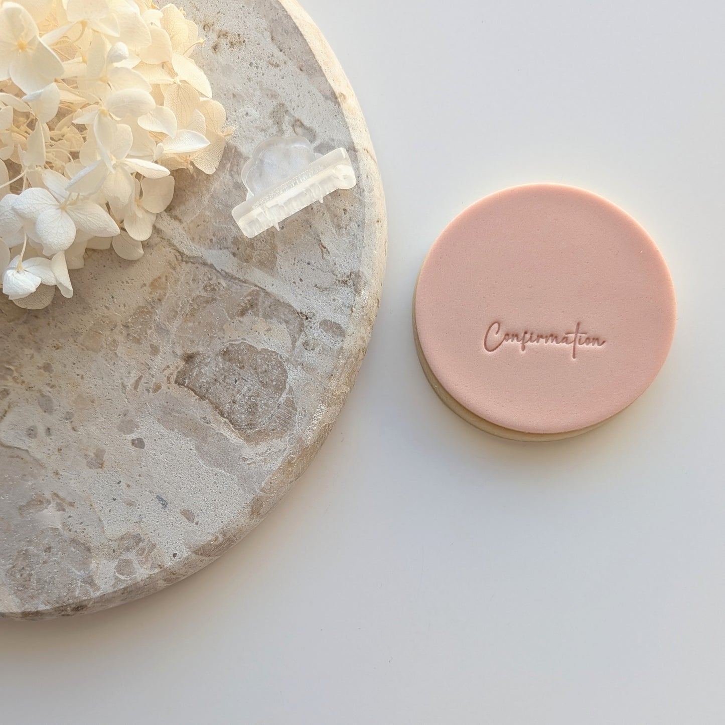 Confirmation Impression Cookie Stamp/Embosser