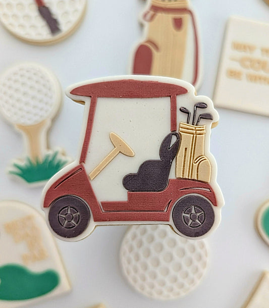you are tee-rific golf ball fathers day dad best dad by par golf cart golf buggy golf bag golf green cookie stamp cookie cutter stampandimpress