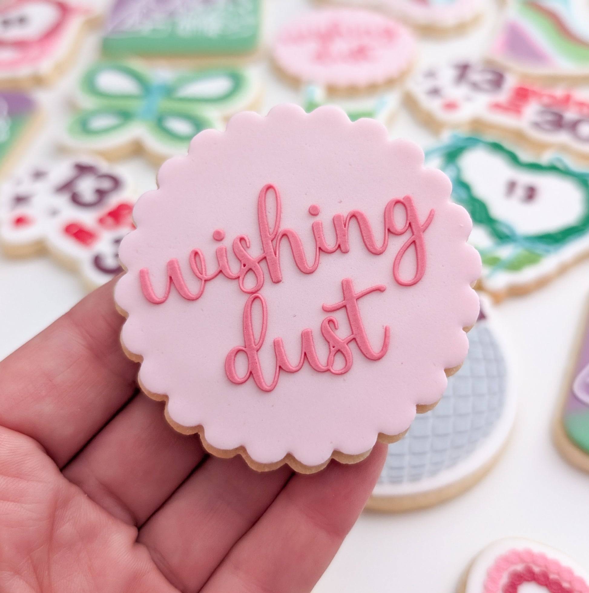 pina colada cocktail pineapple 13 going on 30 suddenly 30 drink cookie stamp cookie cutter stampandimpress wishing dust butterfly mix tape 30 flirty & thriving disco ball 