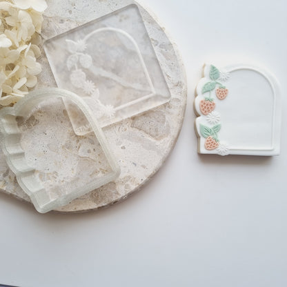 Berry strawberry plaque plant flower daisy cookie stamp cookie cutter stampandimpress berry first