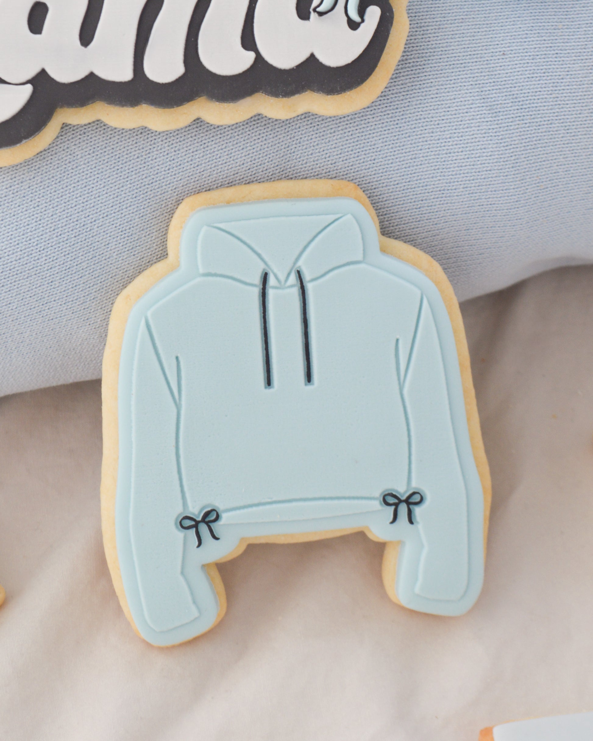 cropped hoodie with bows mothers day all star converse cookie stamp cookie cutter stampandimpress